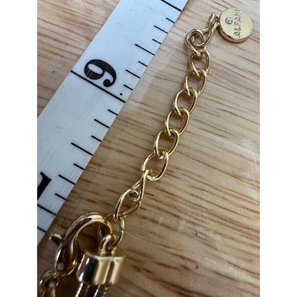 Alfani Gold-Tone Multi-Strand Ball Station Lariat Necklace - Picture 10 of 11